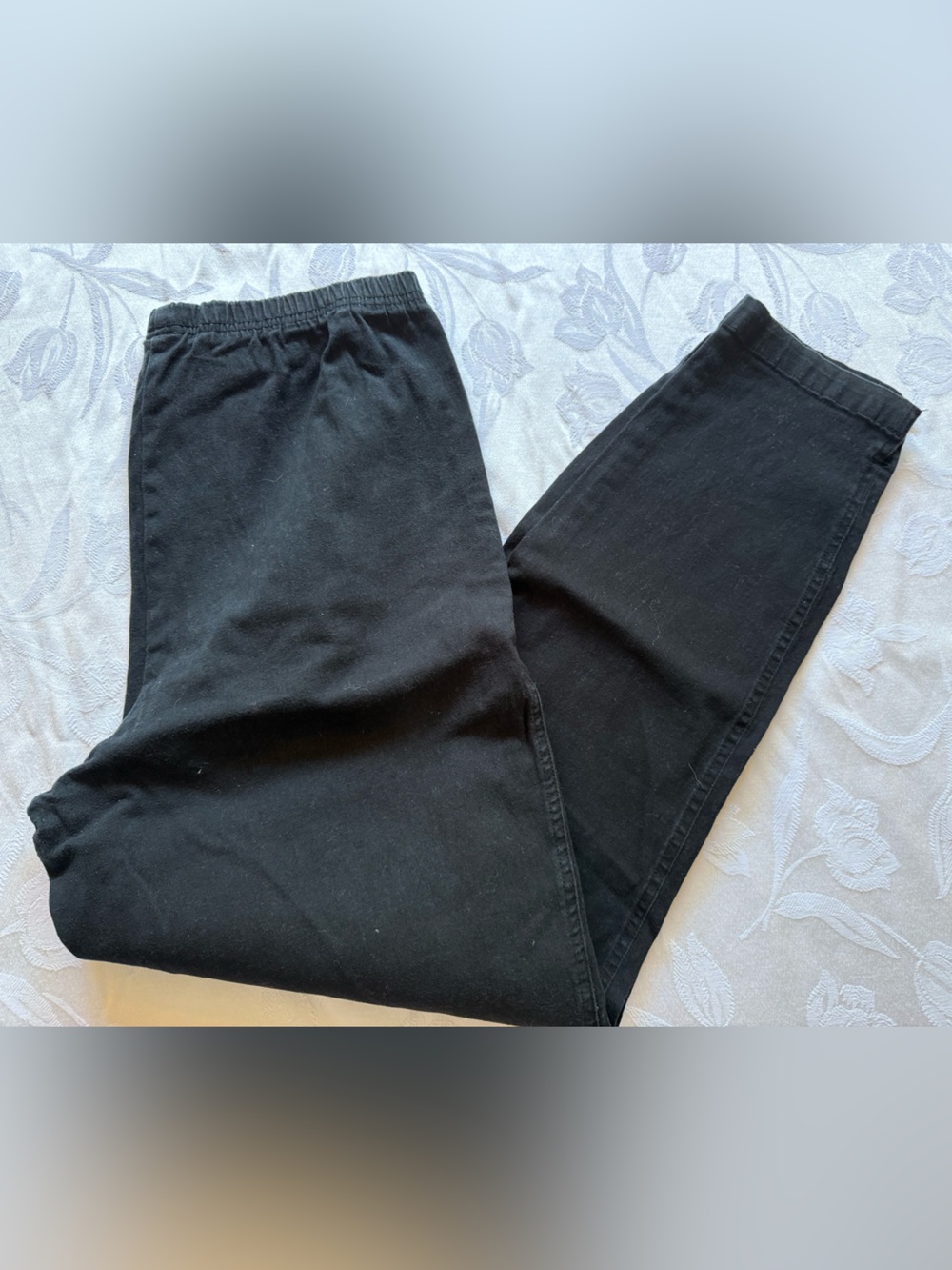 Avenue Black Legging Lightweight Denim Jeans